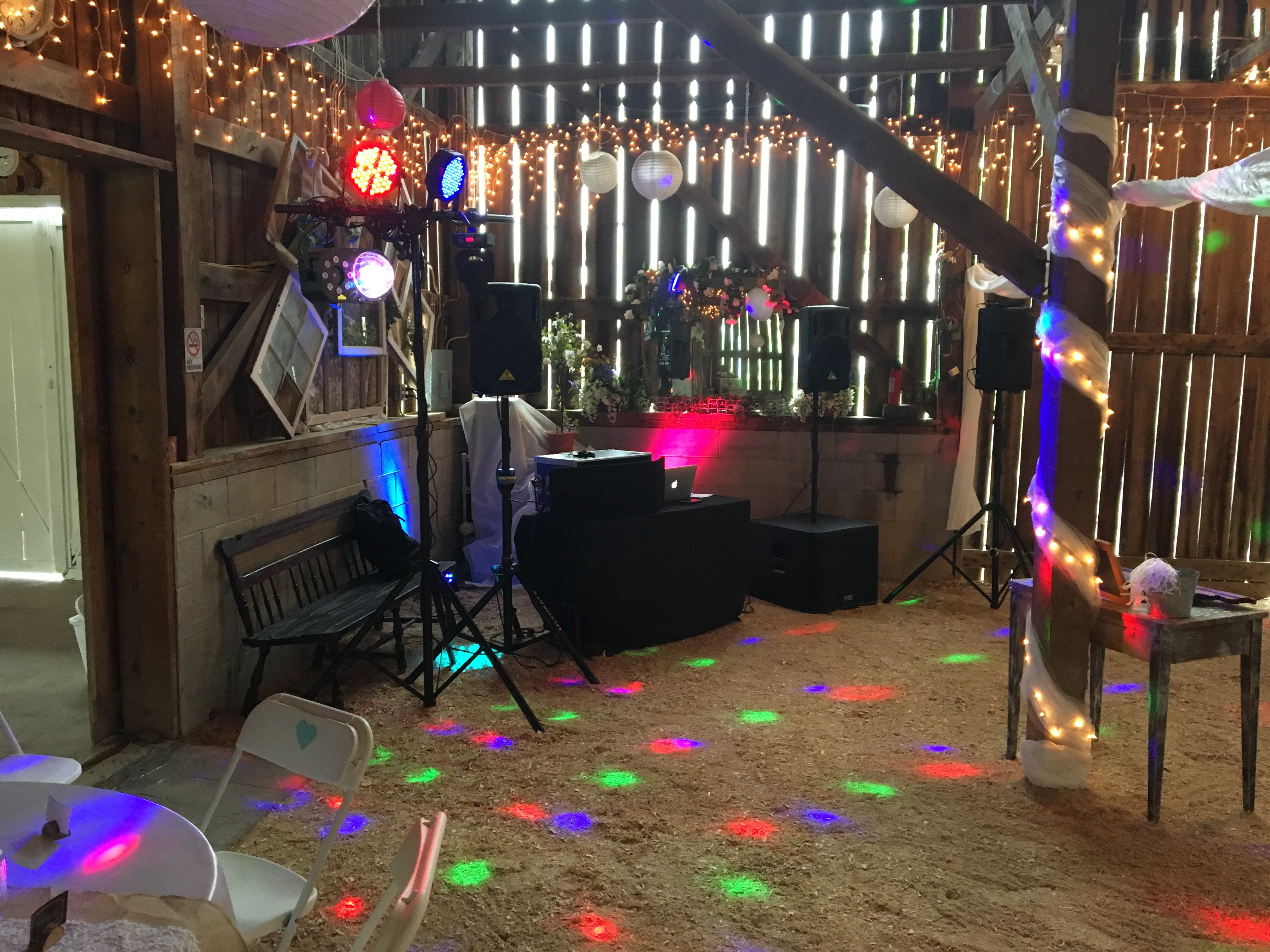 Providing DJ Services for The Mr. & Mrs. Reichert Wedding at The Farm Wedding Barn • Berea, KY