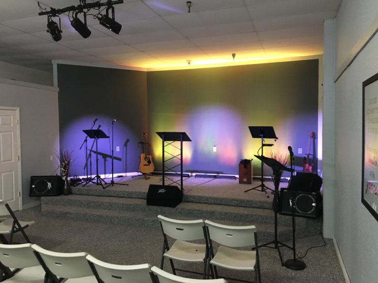 Stage Lighting Installation at Grace Community Church in Berea ...